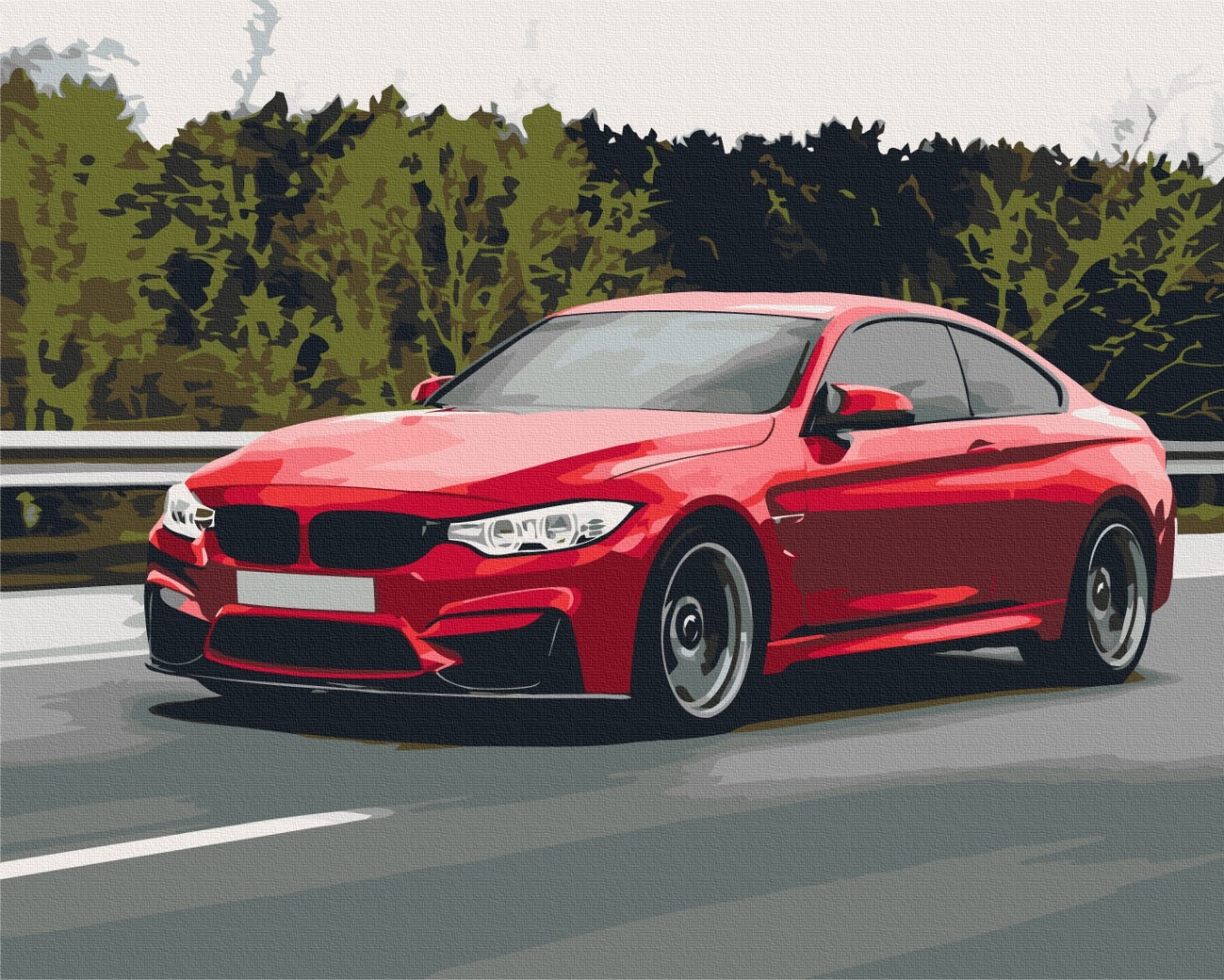 Mal efter tal - Sports car
