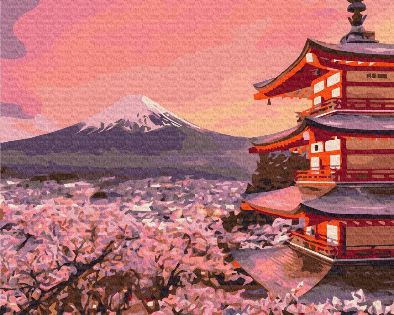 Mal efter tal - Traditional Japan