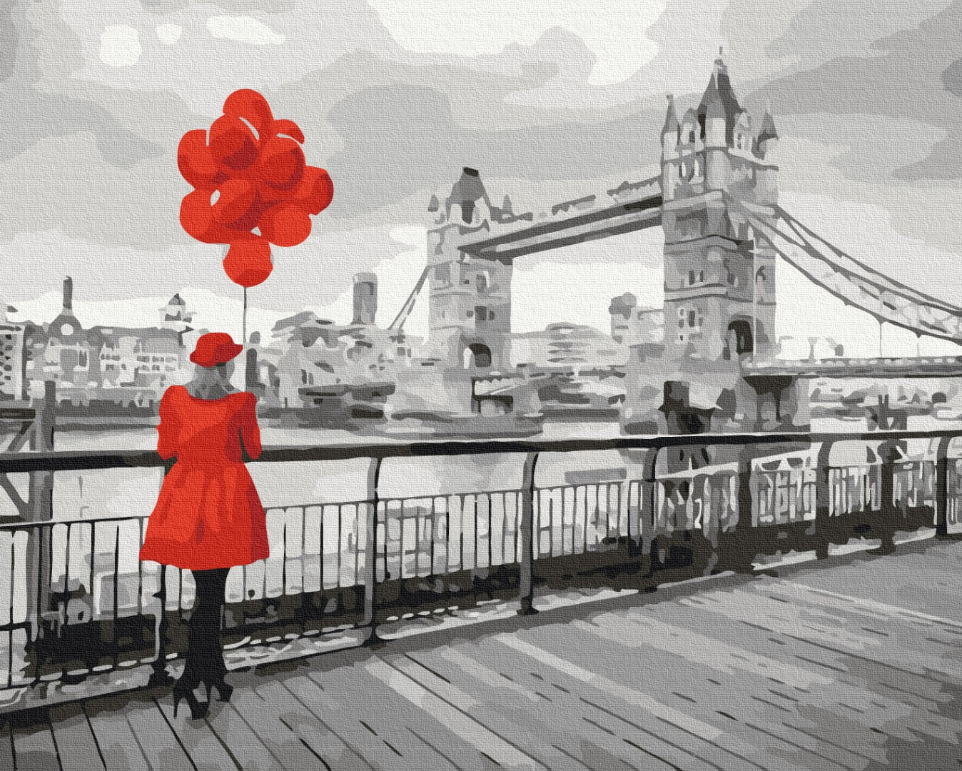 Mal efter tal - London lady