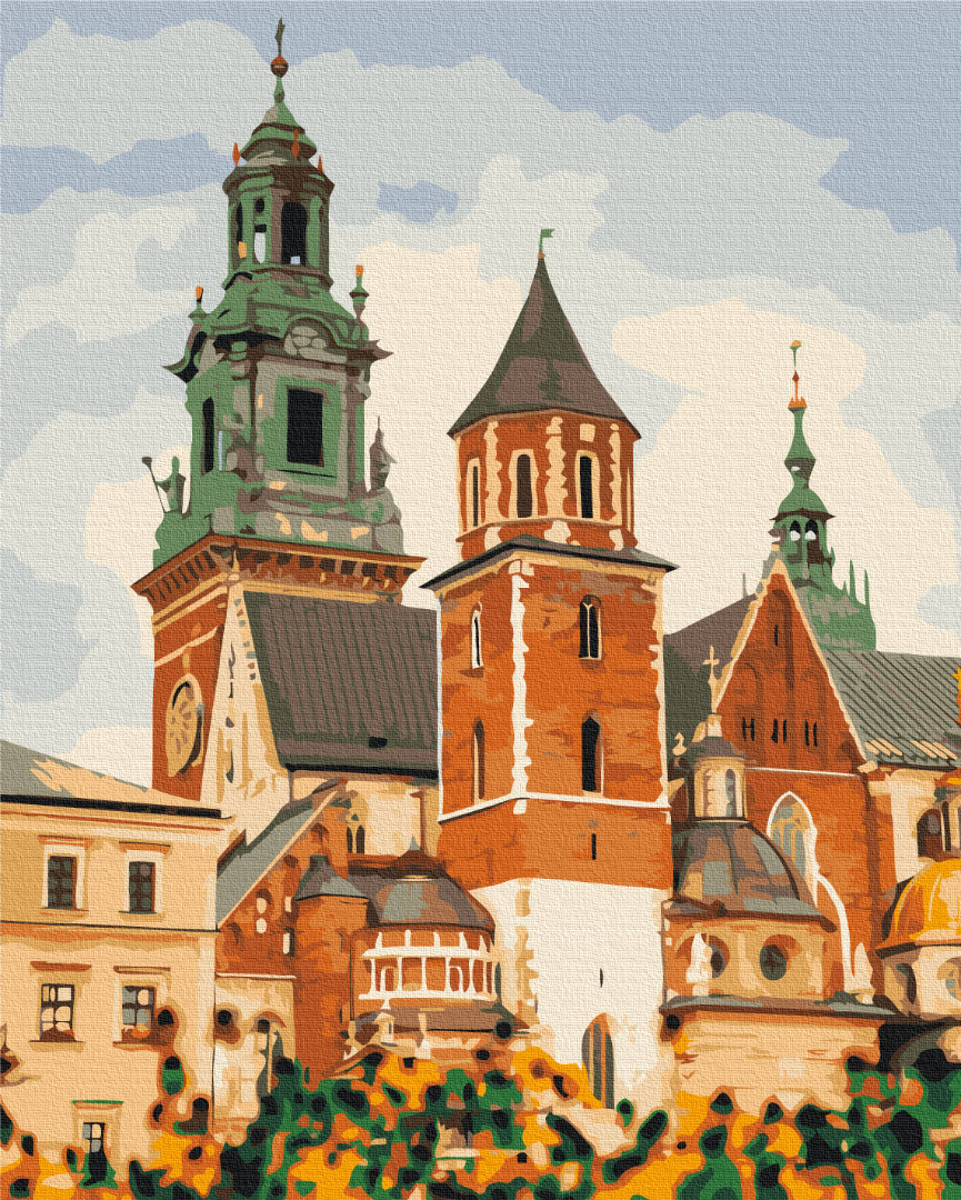 Mal efter tal - Wawel Castle in Krakow