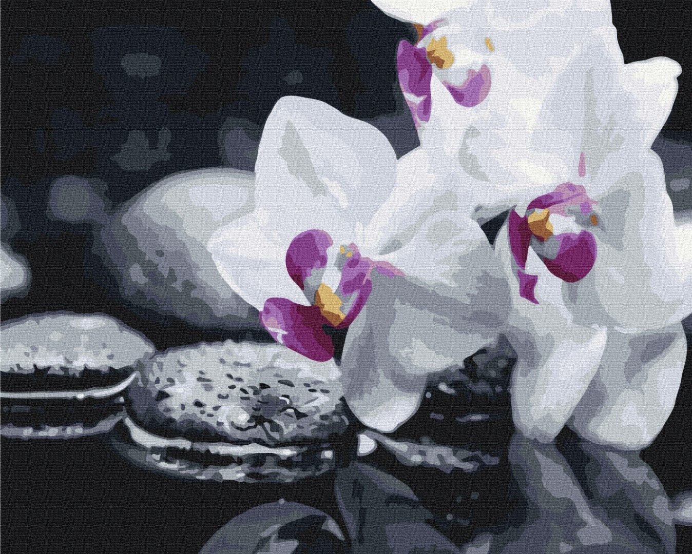Mal efter tal - Zen flowers