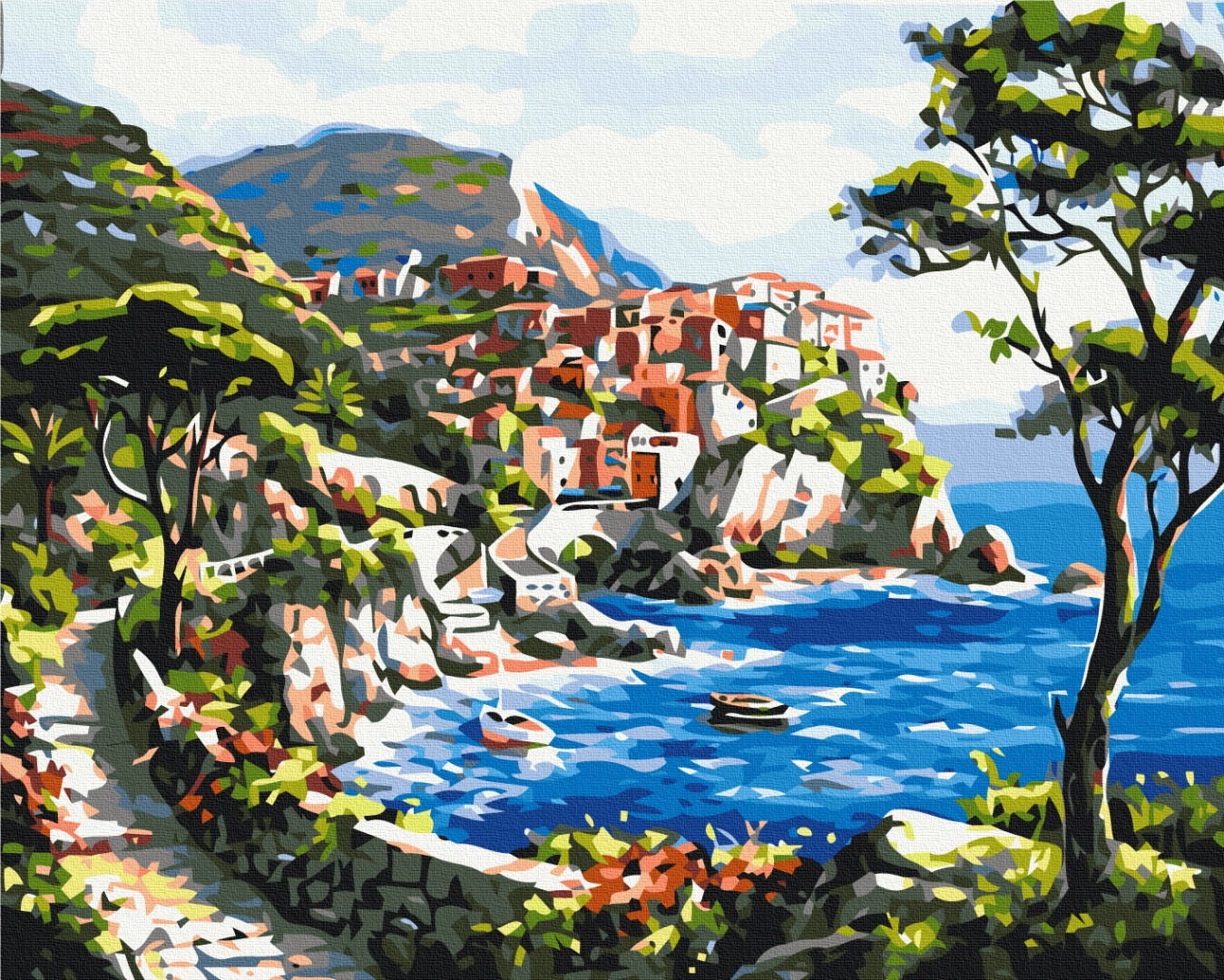 Mal efter tal - Picturesque island