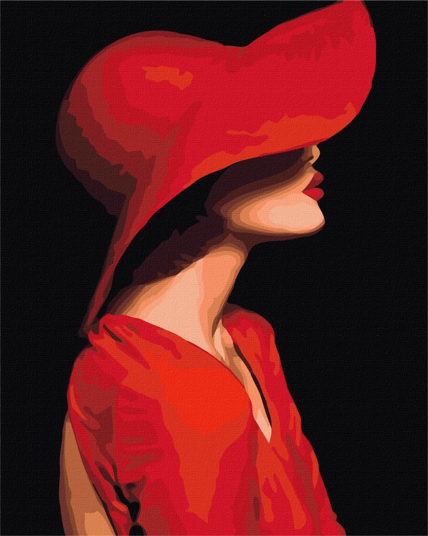Mal efter tal - Stranger in red