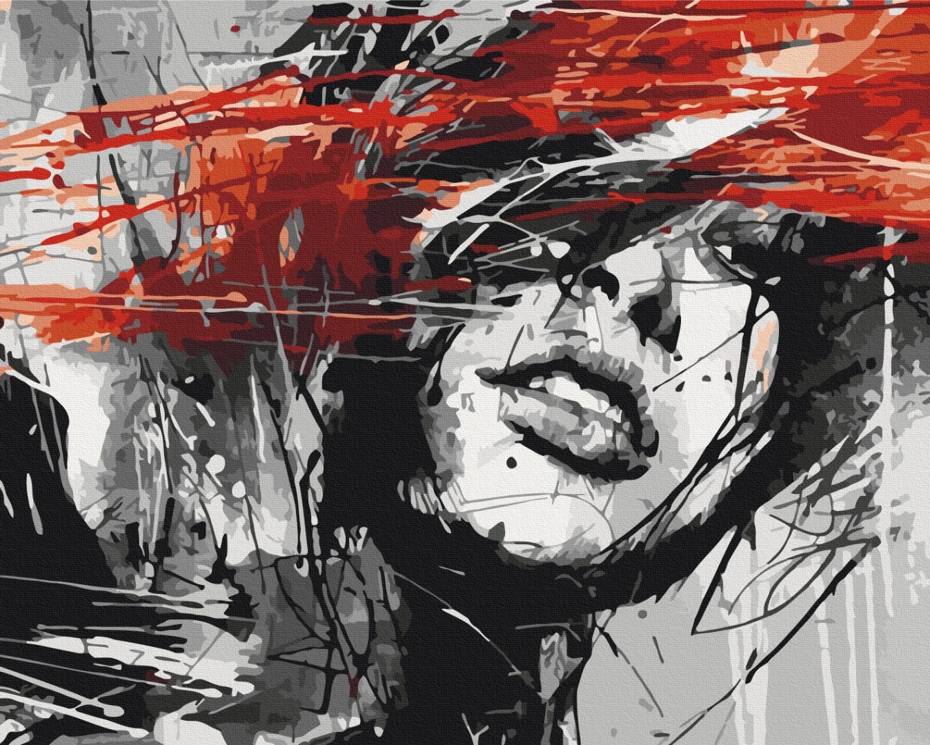 Mal efter tal - Ink portrait