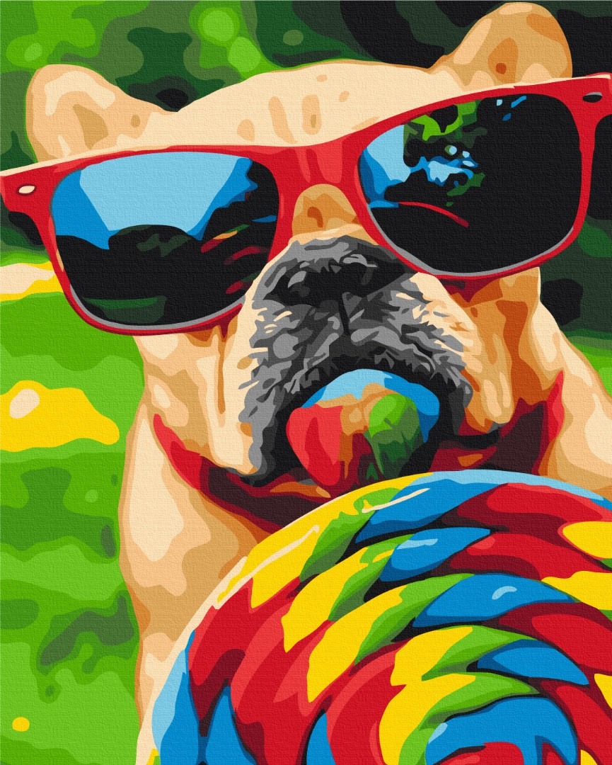Mal efter tal - Summer dog