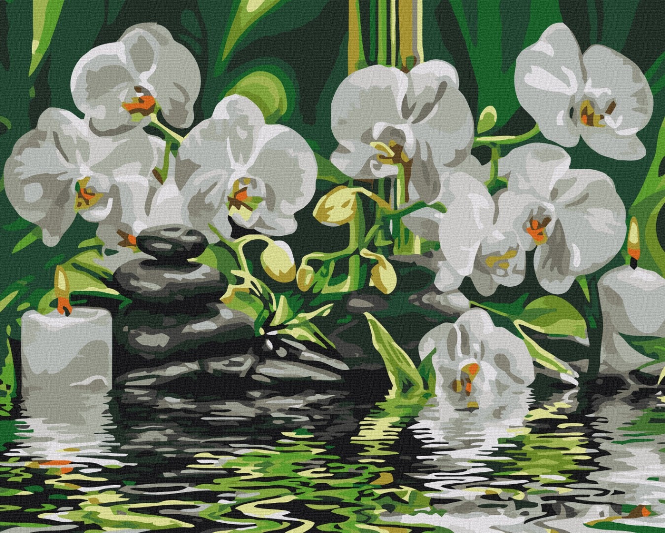 Mal efter tal - Calm near orchids