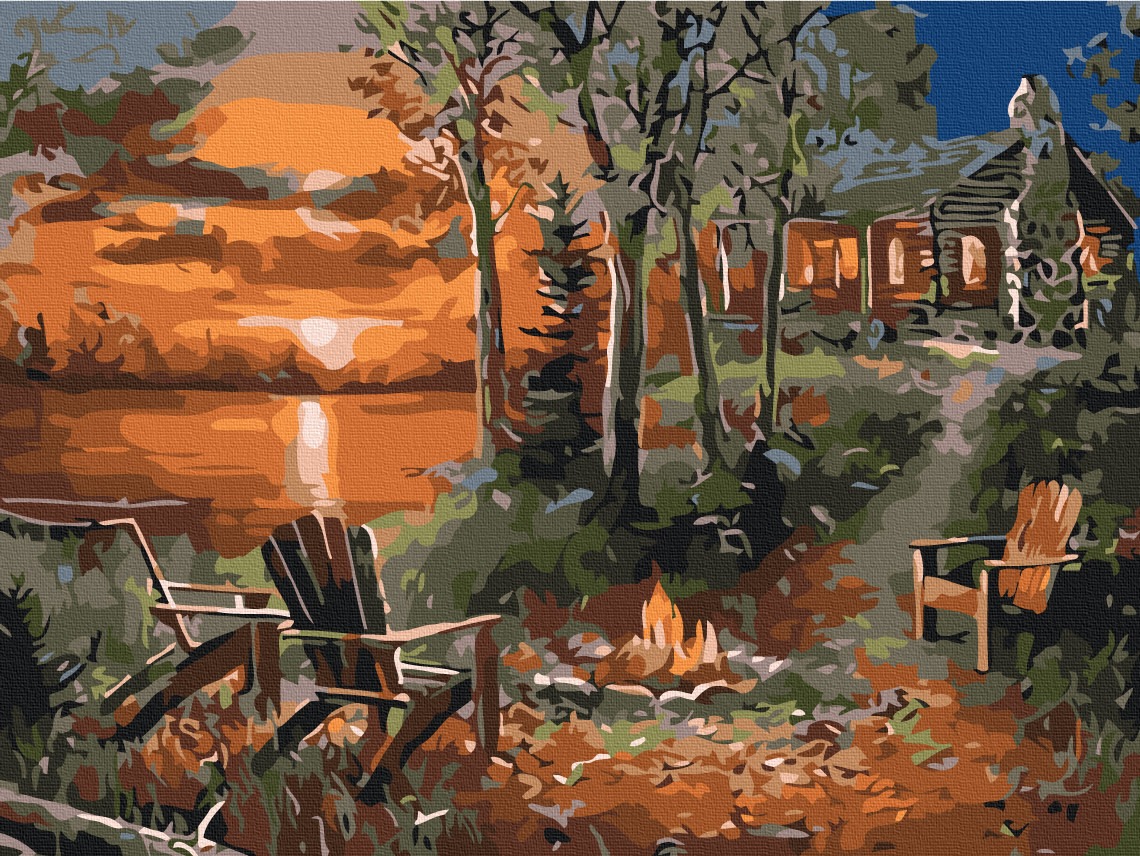 Mal efter tal - Lake house