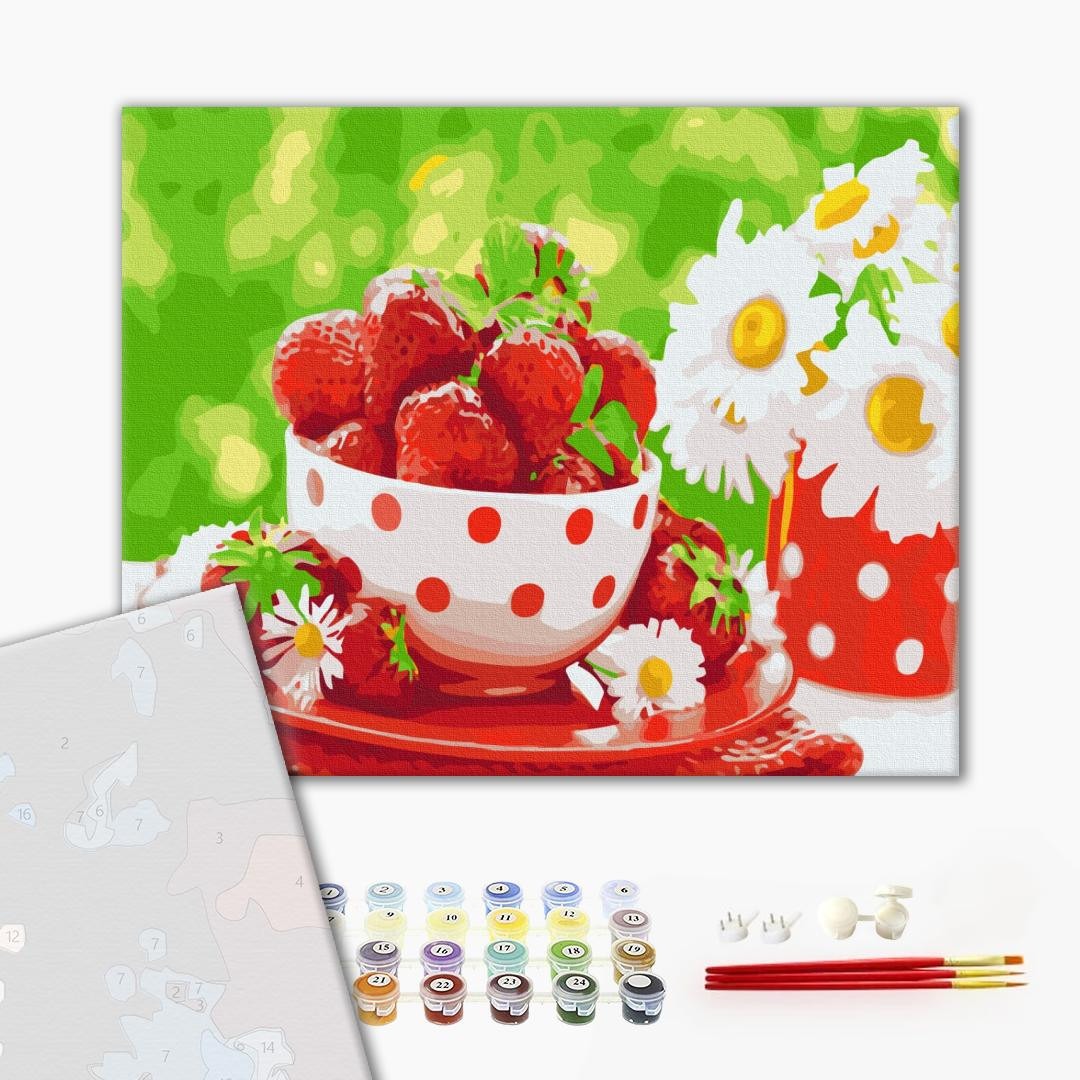 Mal efter tal - Strawberry snack