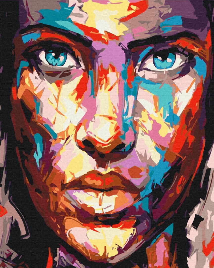Mal efter tal - Portrait in paints
