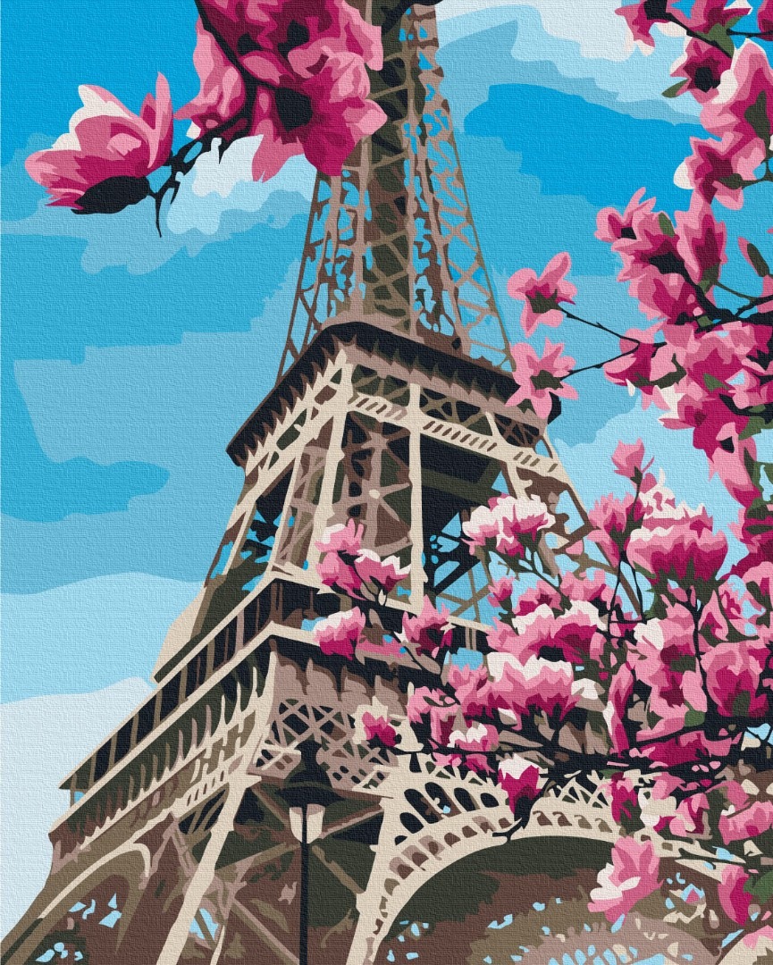 Mal efter tal - Magnolia Blossom in Paris