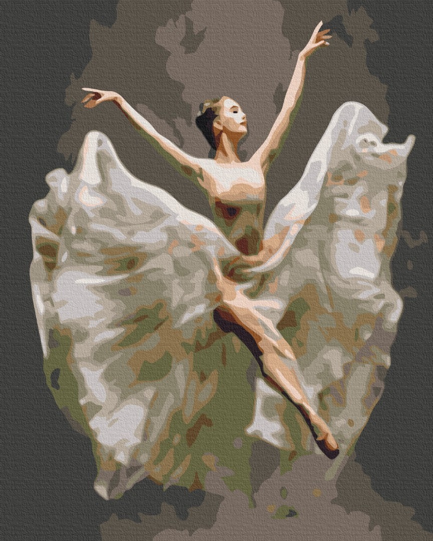 Mal efter tal - Ballerina in flight