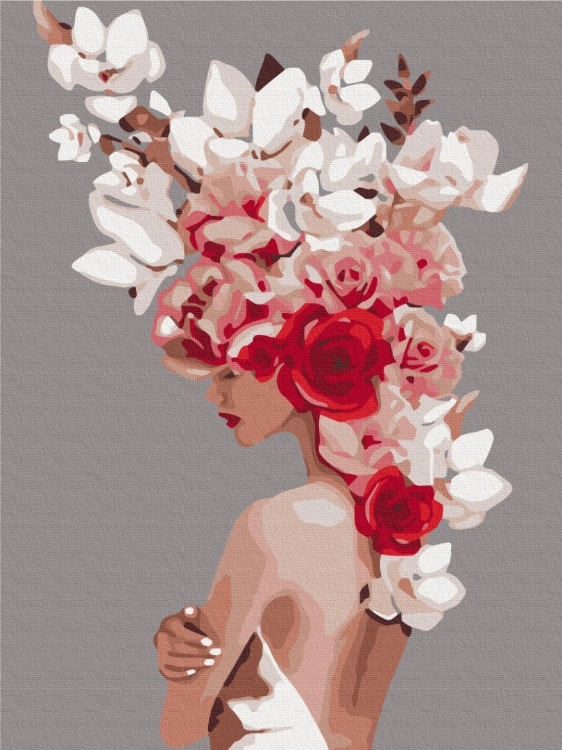 Mal efter tal - Flower tiara
