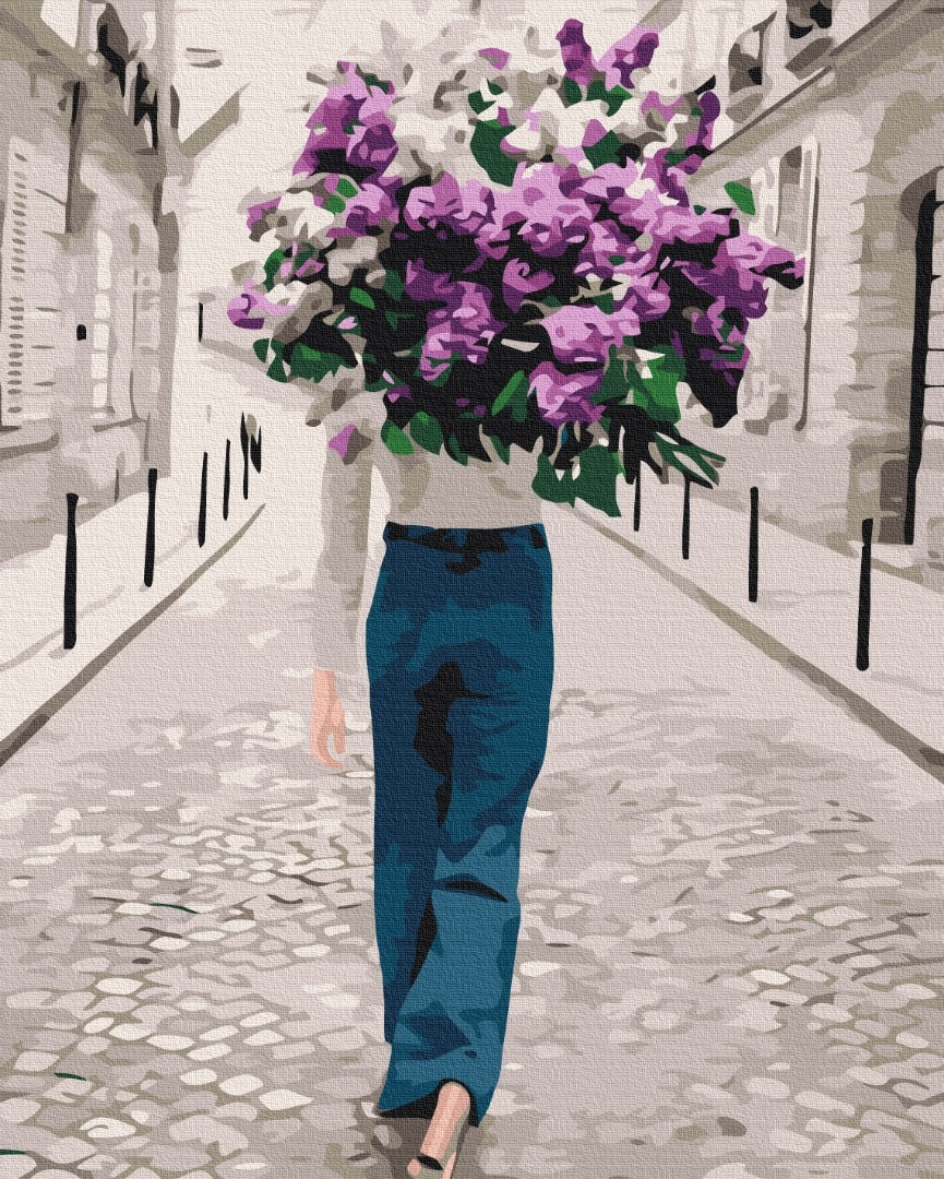 Mal efter tal - Lilac walk