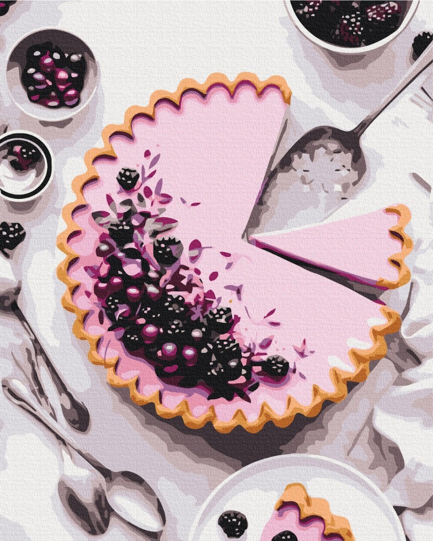 Mal efter tal - Blackberry pie