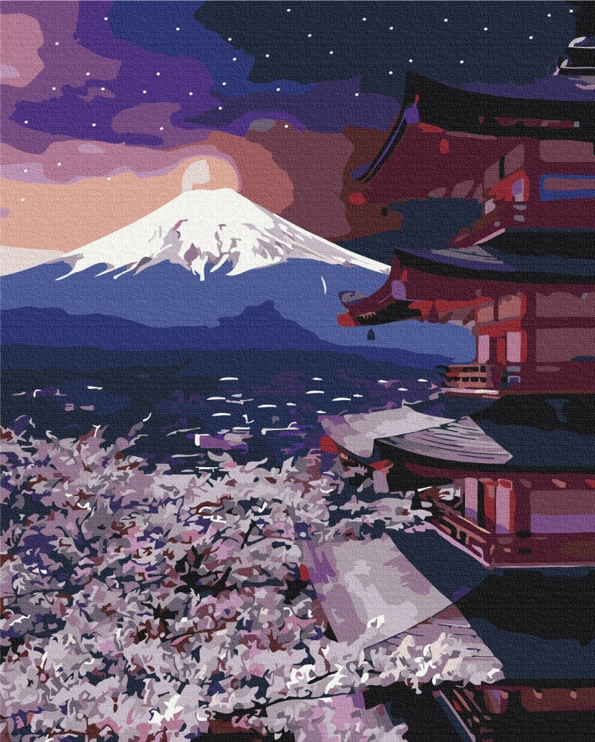 Mal efter tal - Mount Fuji