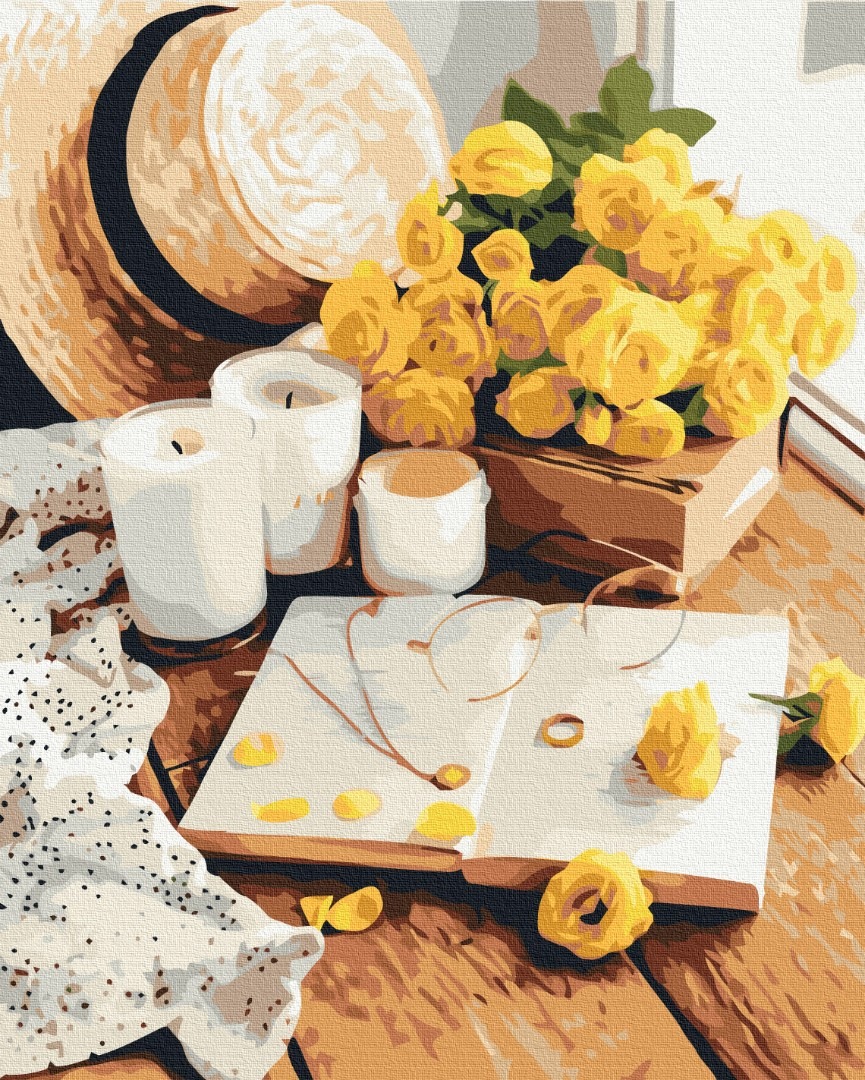 Mal efter tal - Flower book