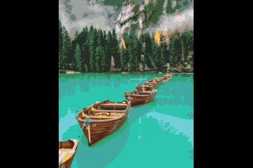 Mal efter tal - Boats in a chain
