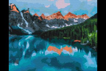 Mal efter tal - Rocky mountains of Canada