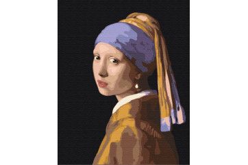 Mal efter tal - Girl with a pearl earring