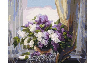 Mal efter tal - Lilac by the window
