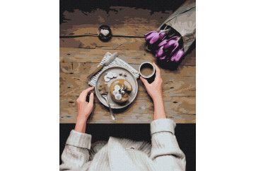 Mal efter tal - Breakfast in warm colors