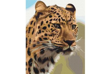 Mal efter tal - Spotted leopard