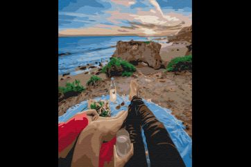 Mal efter tal - Romantic date on the beach