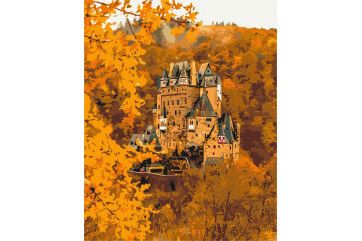 Mal efter tal - Autumn castle Eltz