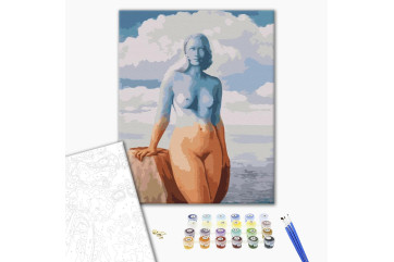 Mal efter tal - "Black Magic" by Rene Magritte