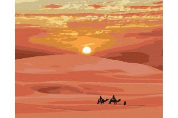 Mal efter tal - Hot desert sun