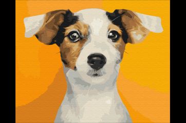 Mal efter tal - Portrait of a beloved dog