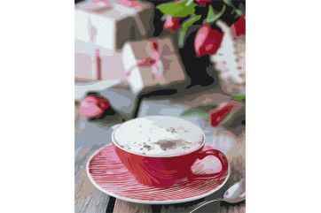 Mal efter tal - Cup of cappuccino