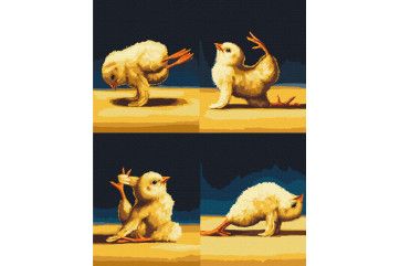 Mal efter tal - Yoga chick 1 ©Lucia Heffernan
