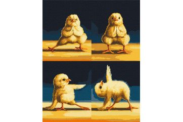 Mal efter tal - Yoga chick 2 ©Lucia Heffernan