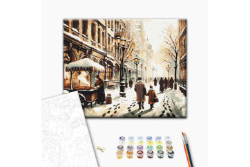 Mal efter tal - Zimowe miasto