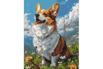 Mal efter tal - Sunny Corgi