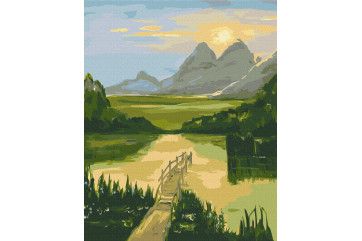 Mal efter tal - Dawn in the valley © Bona