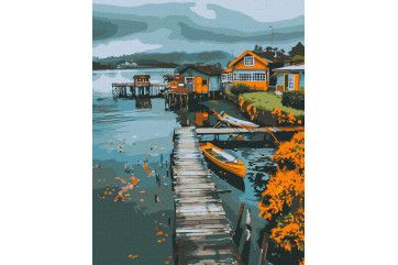 Mal efter tal - Fishing town