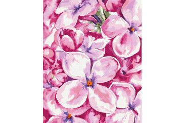 Mal efter tal - Pastel garden © Karolina Bundash