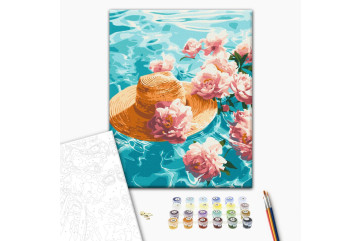 Mal efter tal - Water peonies