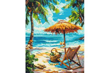 Mal efter tal - Beach relaxation