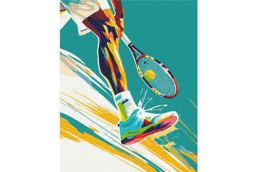 Mal efter tal - Play tennis