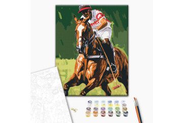 Mal efter tal - Polo player