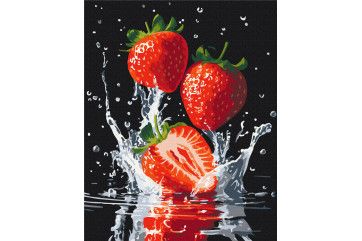 Mal efter tal - Juicy strawberries