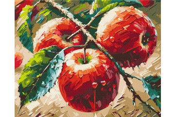 Mal efter tal - Fresh apples © Oleg Loburak