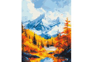 Mal efter tal - Golden autumn in the mountains