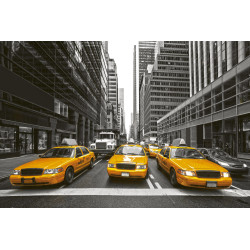 Fototapet - Yellow Taxi