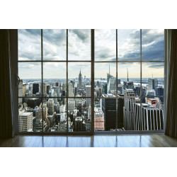 Fototapet - Manhattan Window View