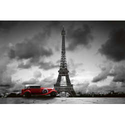 Fototapet - Retro Car In Paris