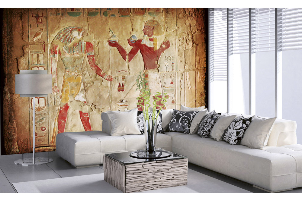 Fototapet - Egypt Painting - interiørbillede